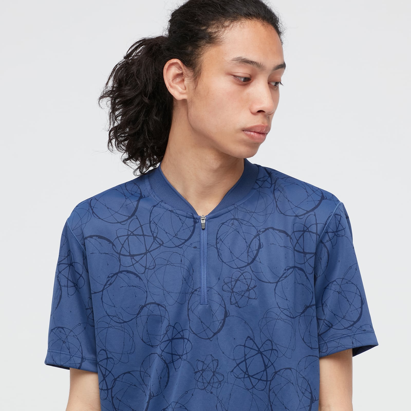 Half-Zip Short Sleeve T-Shirt